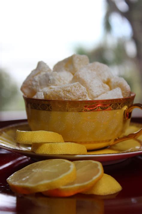 Lemon Turkish Delight .